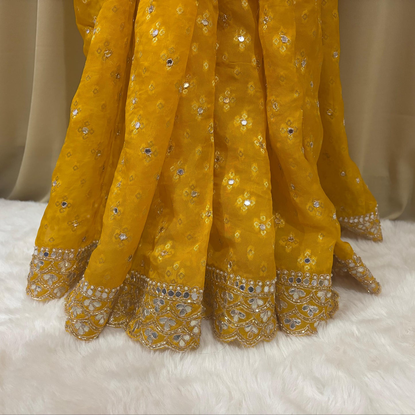 The Aurelian Muse: Hand-Embroidered Soft Organza Couture